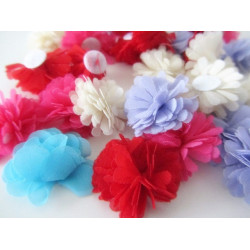 Blume Ø30mm zum Annähen oder zum Ankleben